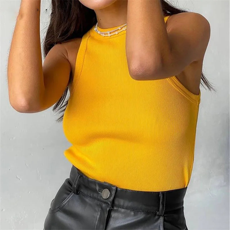 Top Casual Without Sleeves