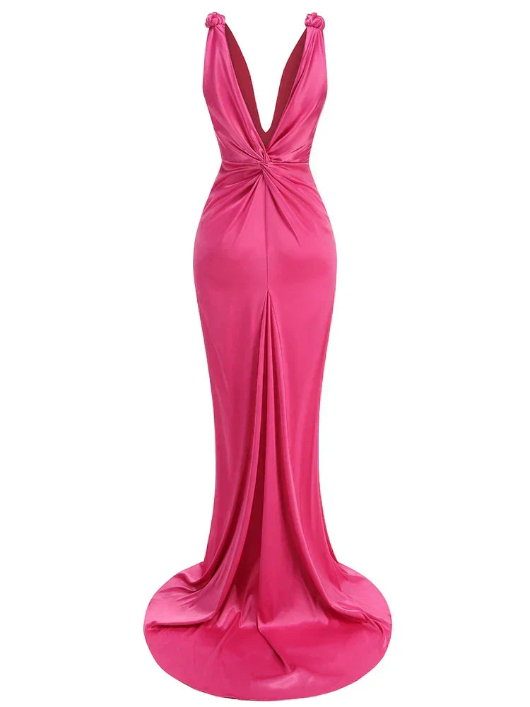 Zoey | Maxi Dress Without Sleeves with Delicate Pleats