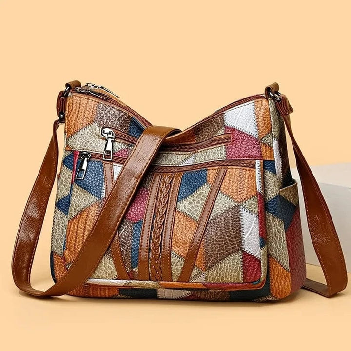 SOLARA | Patchwork Leather Bag