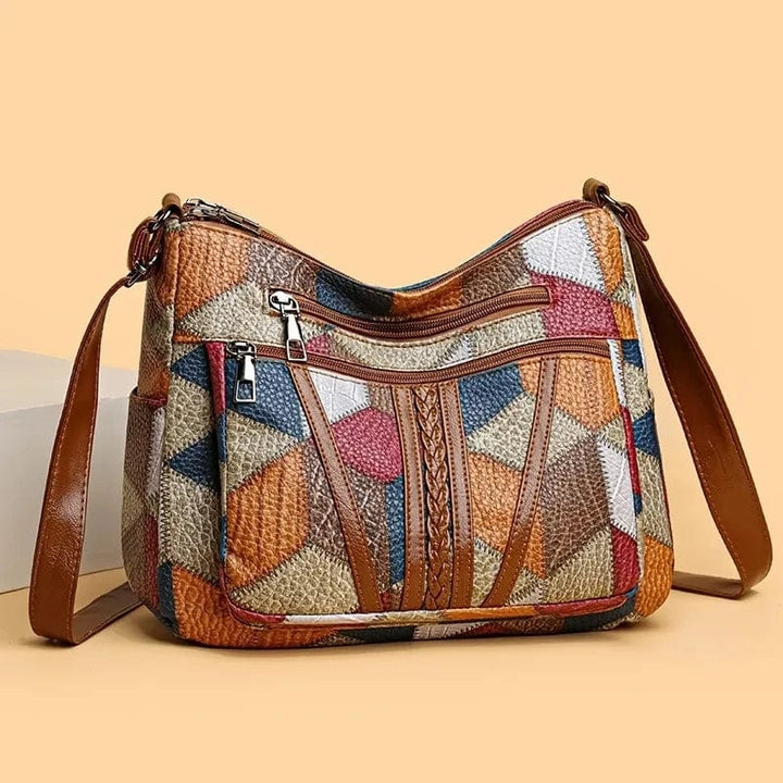 SOLARA | Patchwork Leather Bag