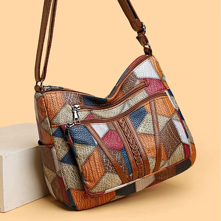 SOLARA | Patchwork Leather Bag