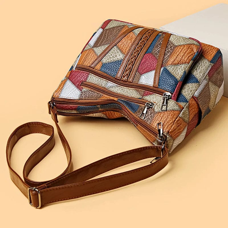 SOLARA | Patchwork Leather Bag