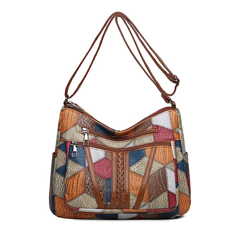 SOLARA | Patchwork Leather Bag