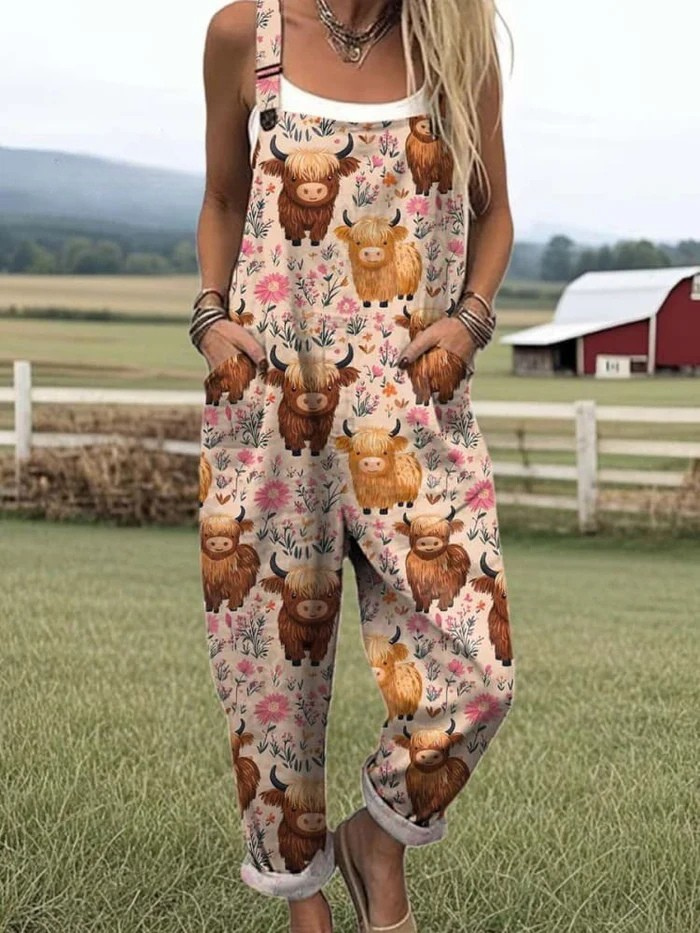 Karo - Lightweight Vintage Jumpsuit