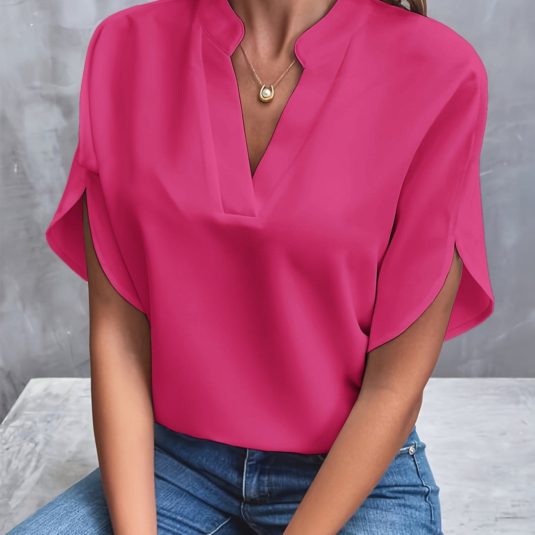 JULITA | Elegant Blouse with Drapes