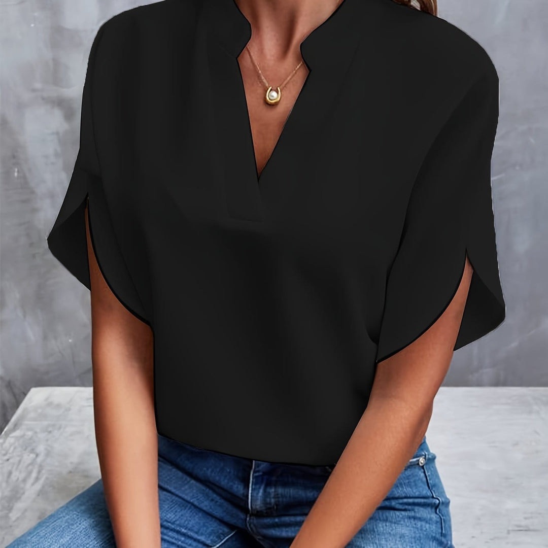JULITA | Elegant Blouse with Drapes