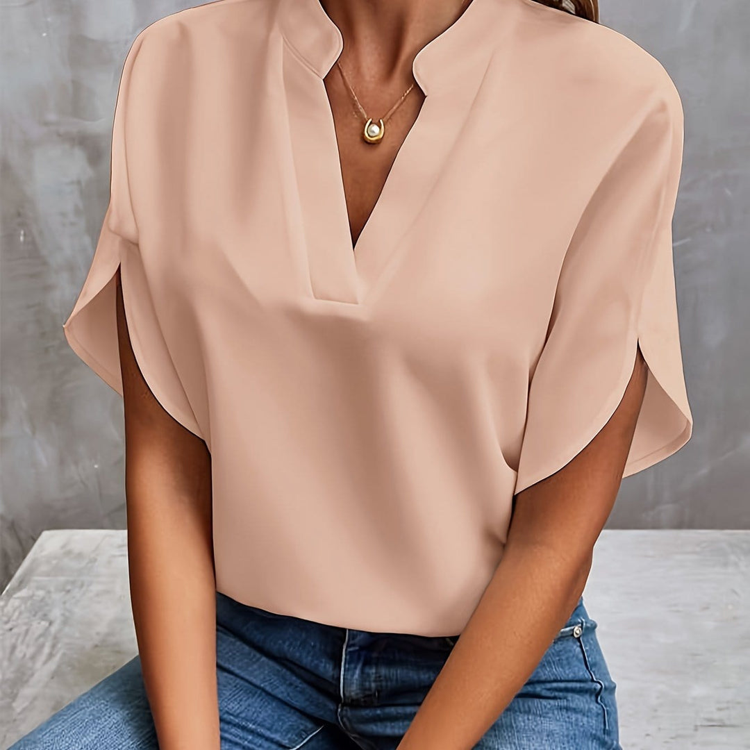 JULITA | Elegant Blouse with Drapes
