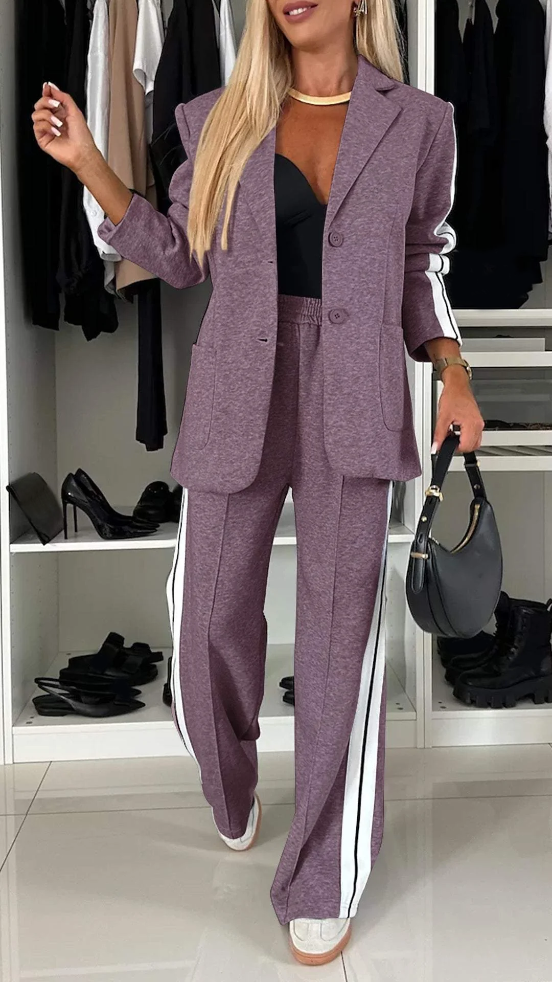 BRIELLE – SPORT LUXE BLAZER AND JOGGER