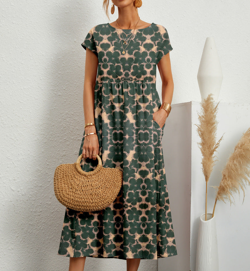 Indigo | Elegant Floral Dress