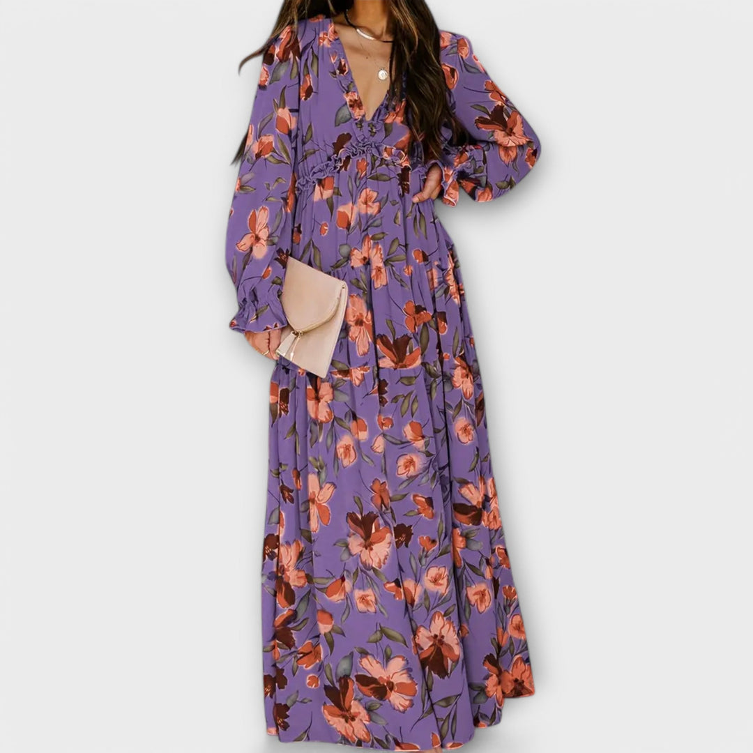 LILA – MAXI DRESS SECRET GARDEN