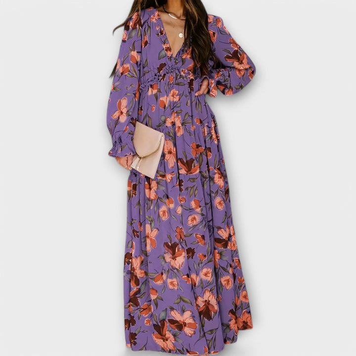 LILA – MAXI DRESS SECRET GARDEN