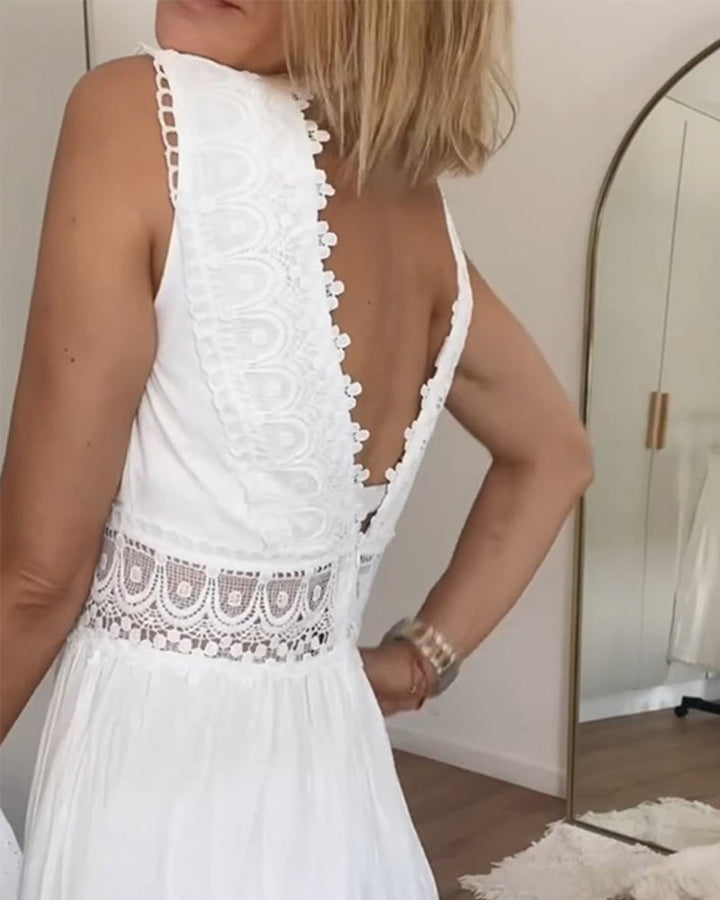 Taya – White Lace Dress