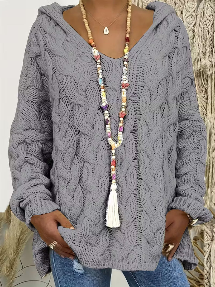 Mihaela | Informal Sweater with Long Sleeves Made of Knit