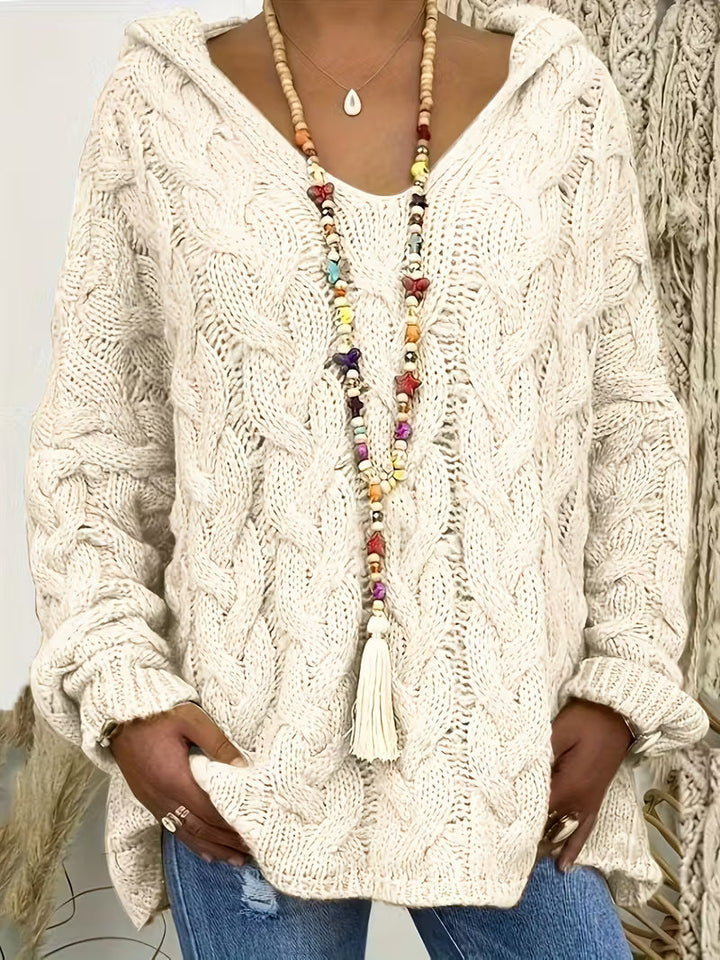 Mihaela | Informal Sweater with Long Sleeves Made of Knit