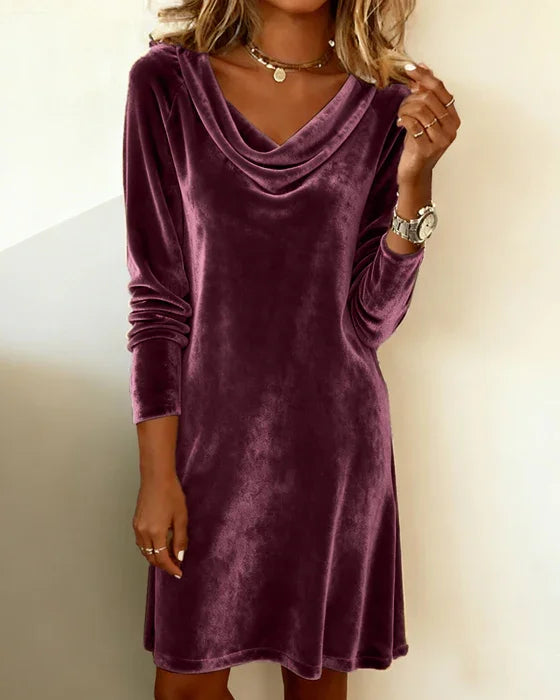Fatima | Loose Fitting Velvet Dress