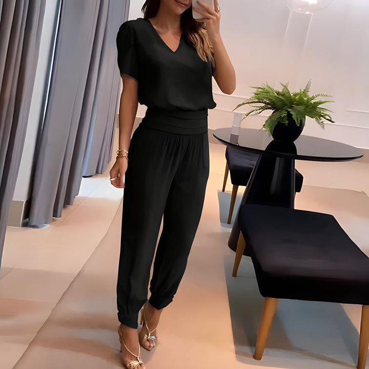 Kenzie – Modern blouse and pants set