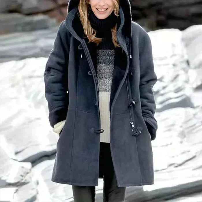 Emily - Elegant Fur-Lined Overcoat