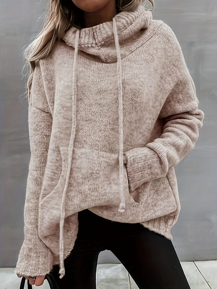 ZELINA | Long Sleeve Pullover with Pocket