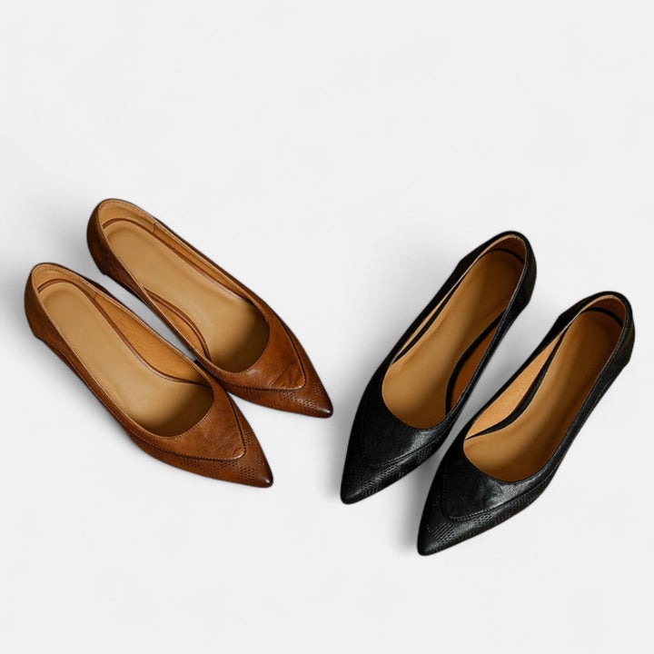 Amari | Leather Heels