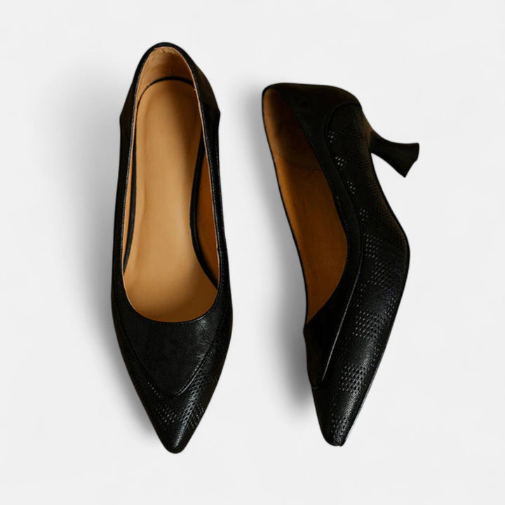 Amari | Leather Heels