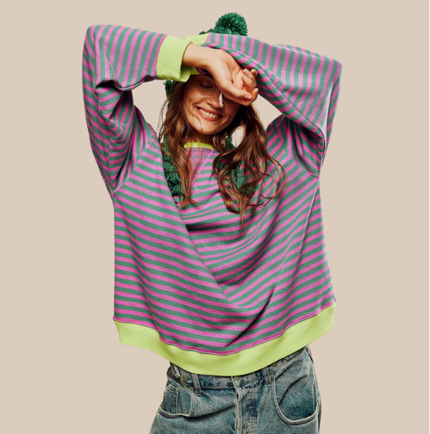 Manie - Oversized Striped Sweater