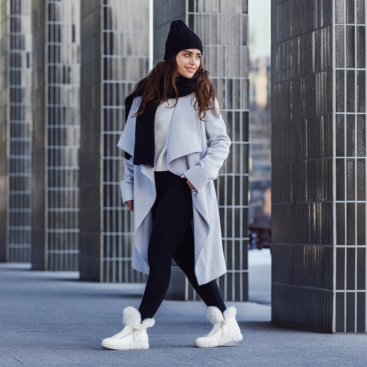 Gianina | Elegant Ankle Boots Wrapped in Crystal