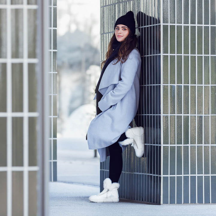 Gianina | Elegant Ankle Boots Wrapped in Crystal