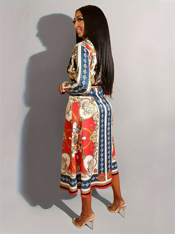 CRESSIDA – LONG SLEEVE SHIRT DRESS