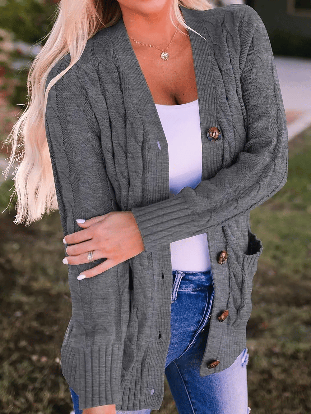 MARZENA | Comfortable Knitted Cardigan