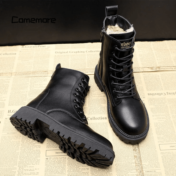 Helena™ - Lace-up Ankle Boots with Padded Interior