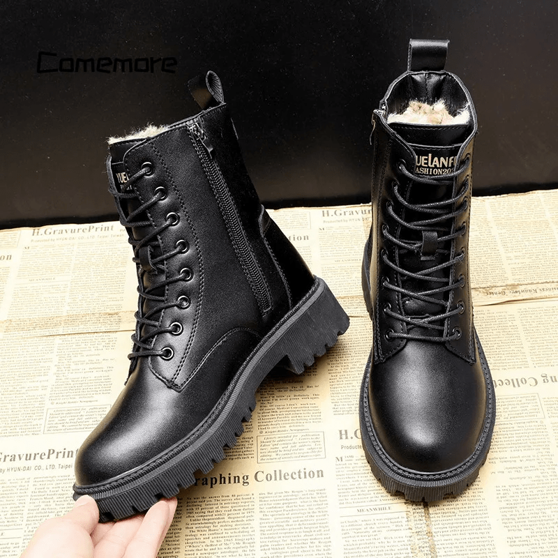 Helena™ - Lace-up Ankle Boots with Padded Interior