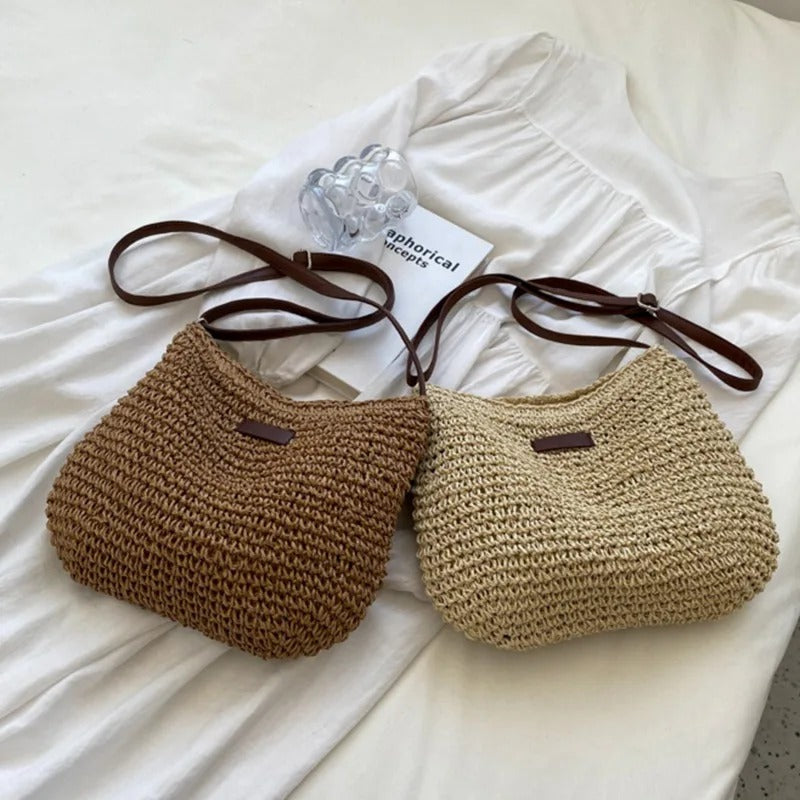 DARIA | Straw Shoulder Bag