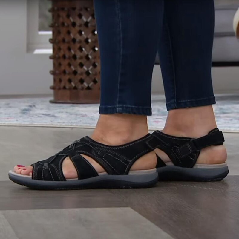 Daphne™ - Stylish, Adjustable Summer Sandals with Arch Support