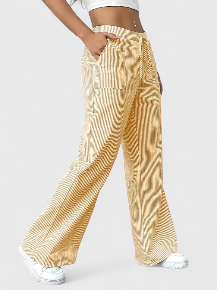 SIERRA – STRIPED FLOW LOUNGE PANTS