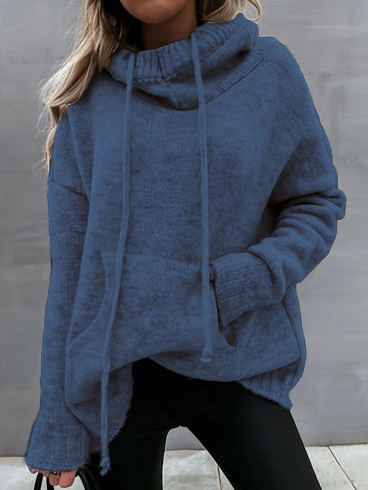 ZELINA | Long Sleeve Pullover with Pocket