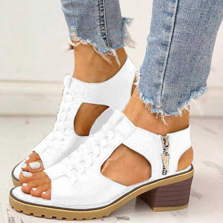 Natalie | Stylish Chunky Heel Sandals for Summer