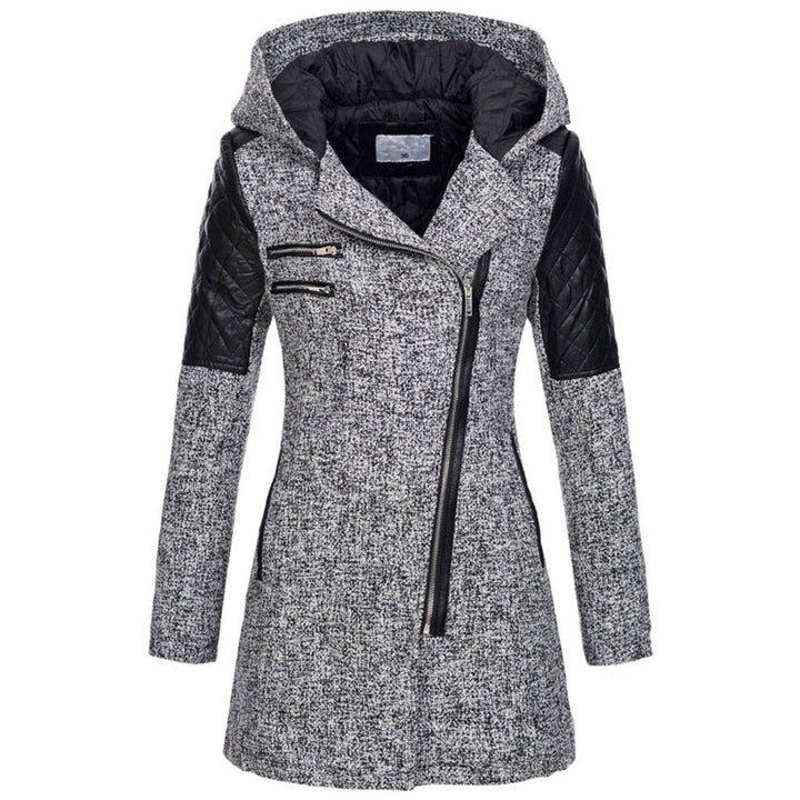 Zoë™ – Elegant Winter Jacket with Asymmetrical Zipper