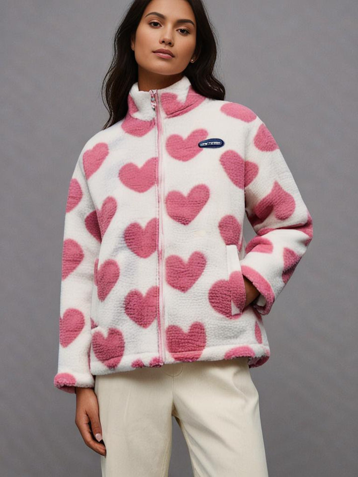 BacioDeluxe | Heart-Shaped Reversible Coat