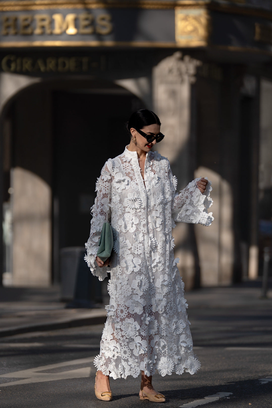 Yelira | Elegant White Lace Dress