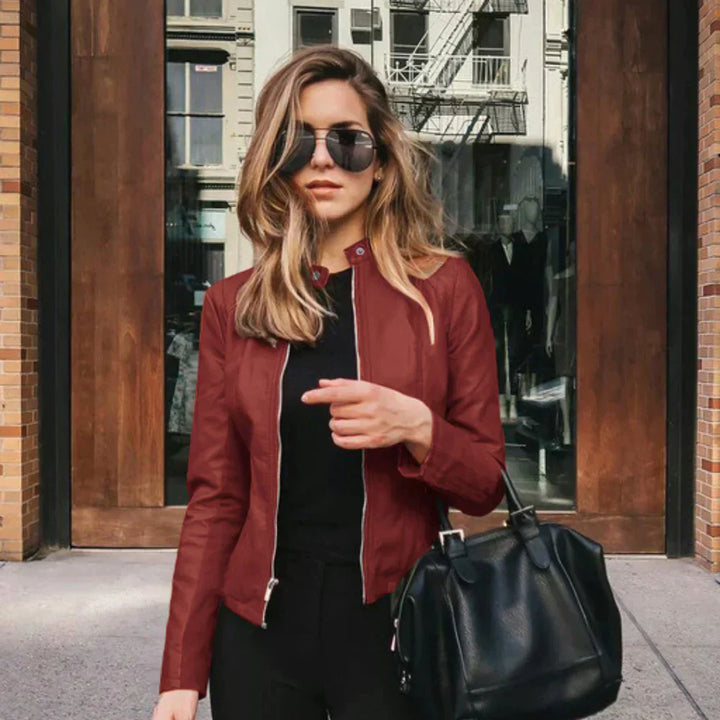 Abigail - Italian Vegan Leather Jacket