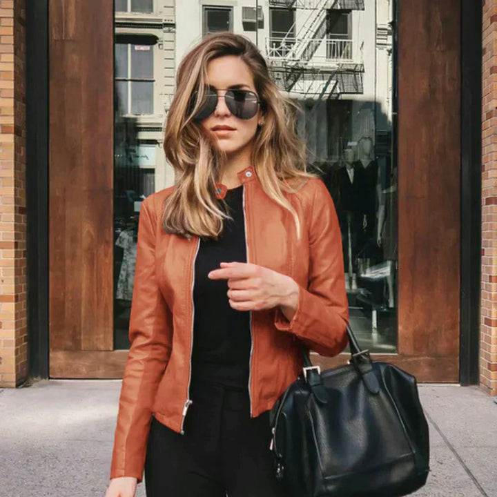 Abigail - Italian Vegan Leather Jacket