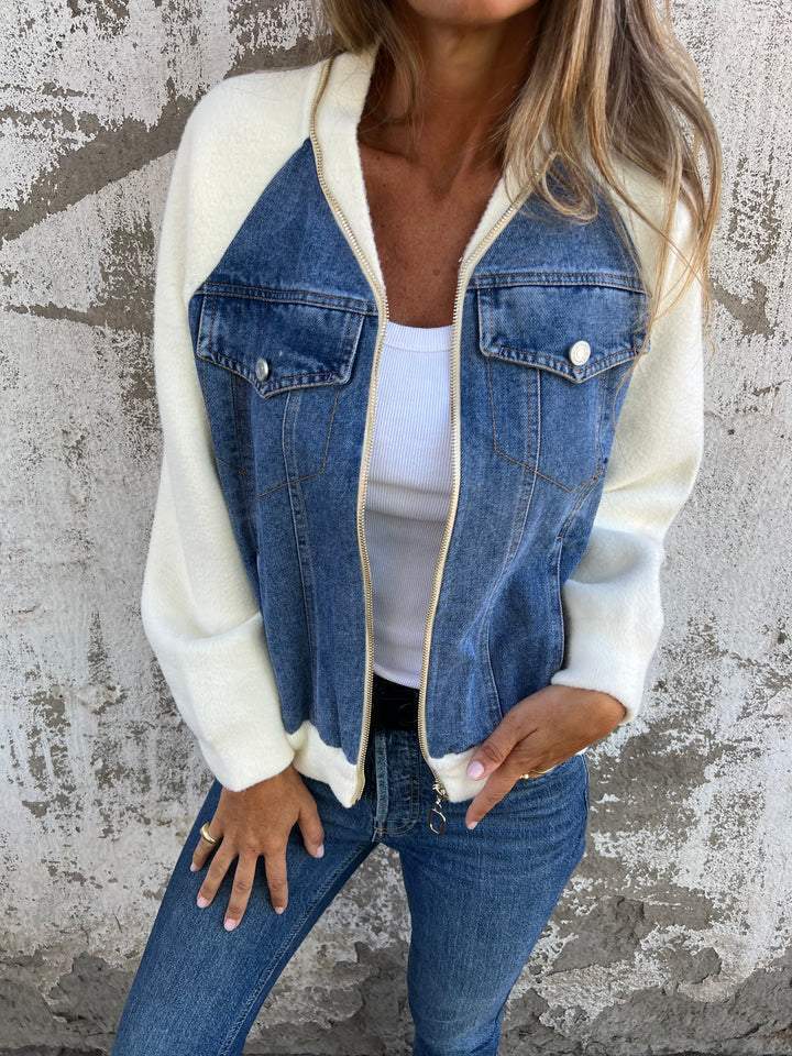 Zoe™ - Elegant Denim Jacket