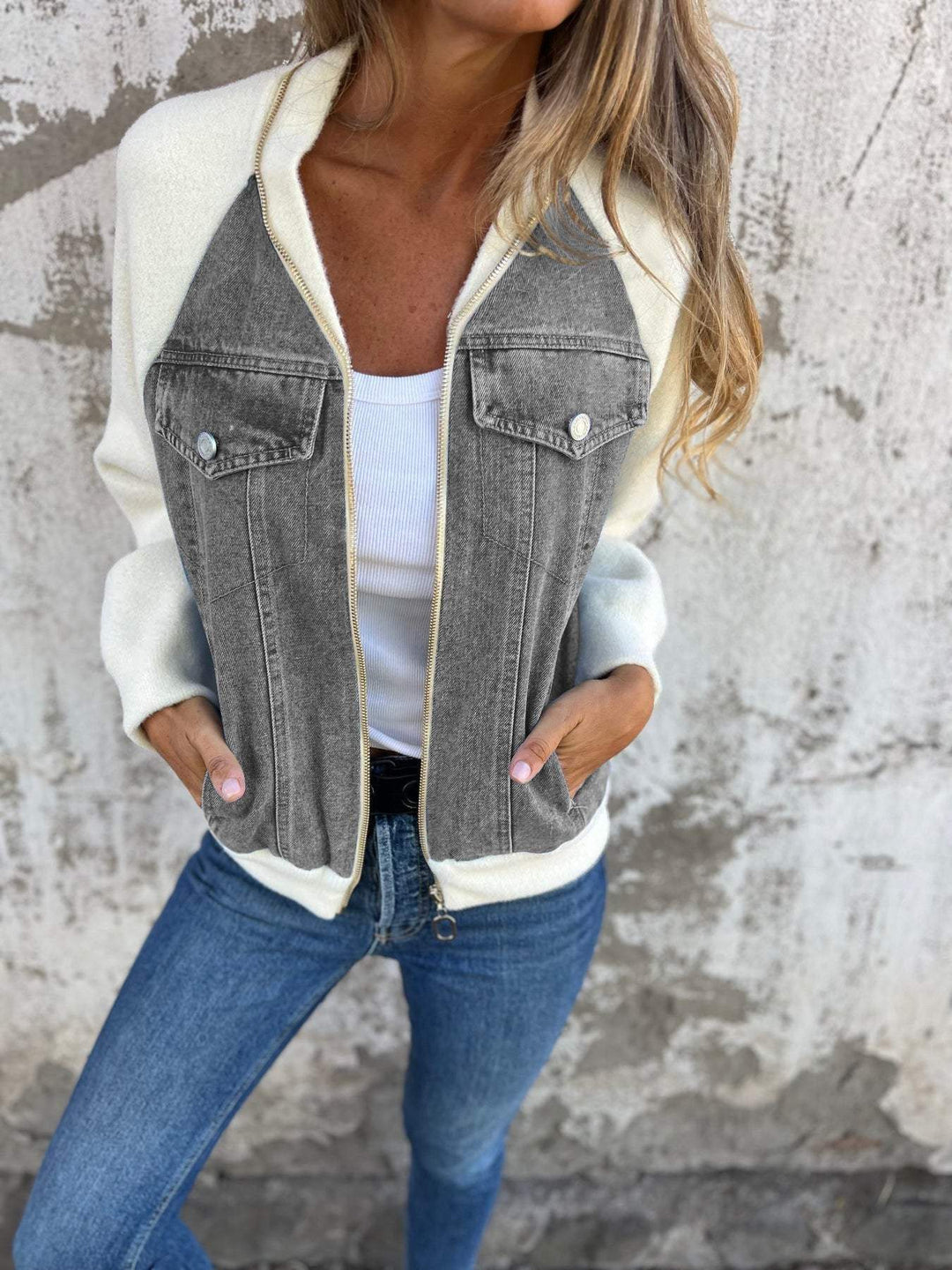 Zoe™ - Elegant Denim Jacket
