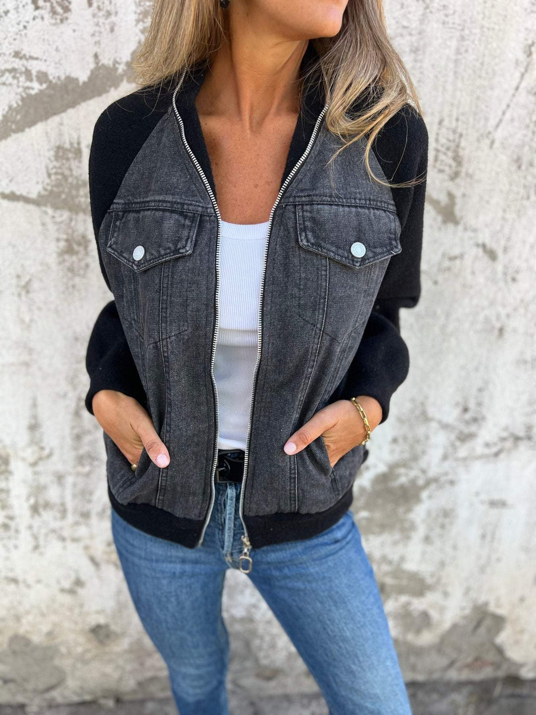 Zoe™ - Elegant Denim Jacket
