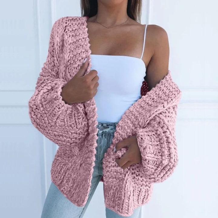 ELEANOR | Thick Pullover, Light Cardigan