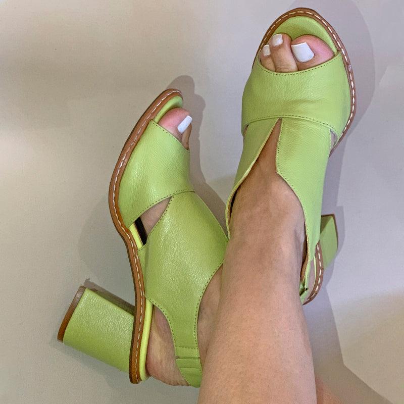 Nicole | Elegant summer sandals with medium heel