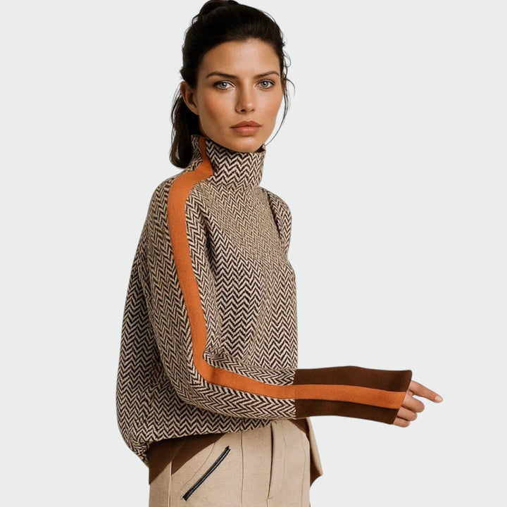 Elisha | High Neck Sweater