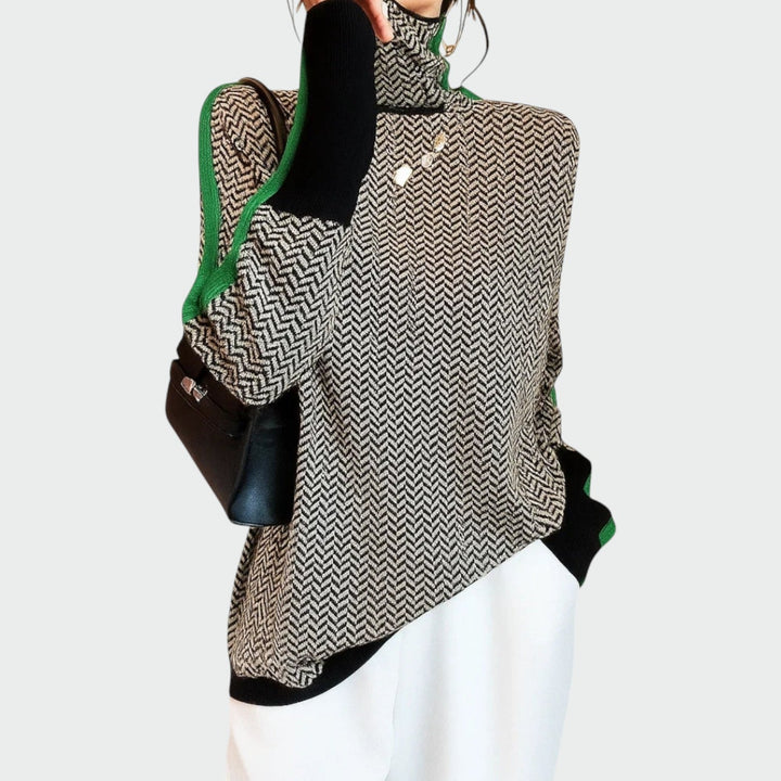 Elisha | High Neck Sweater