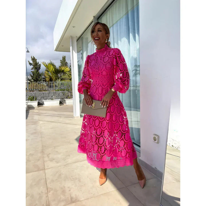 ROSHEL - ELEGANT LACE DRESS