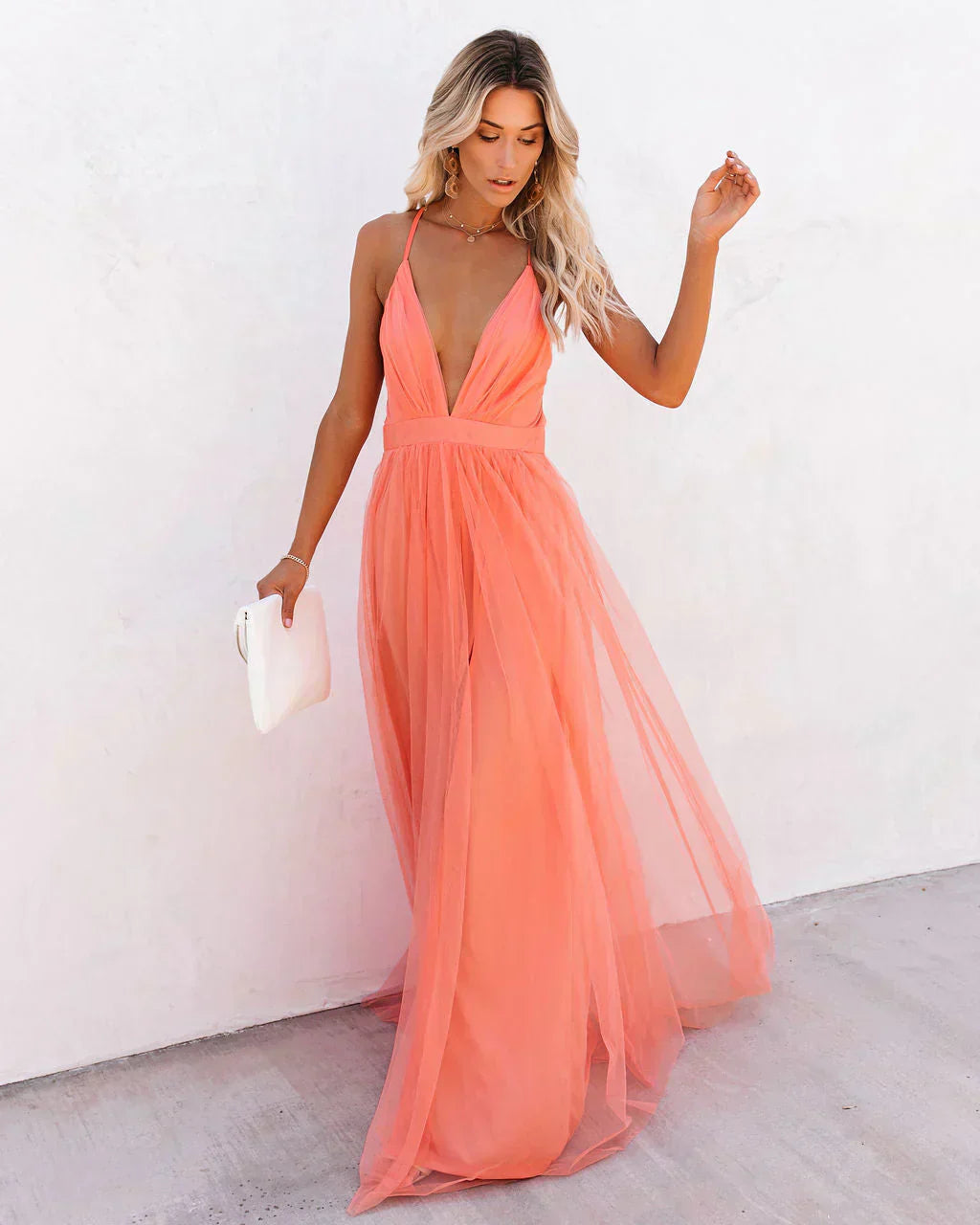 SERENA – MAXI DRESS IN SUNSET SERENADE